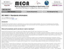 Tablet Screenshot of mecassociates.us